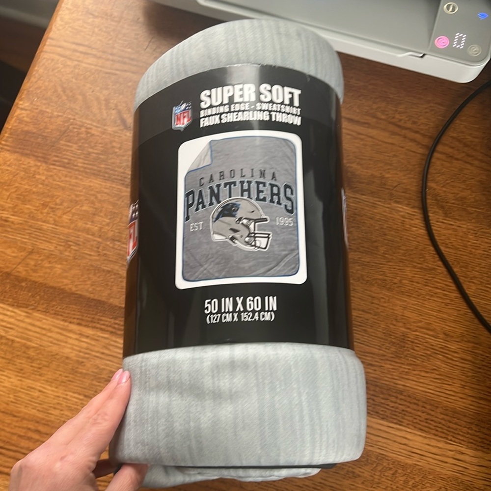 Carolina Panthers blanket